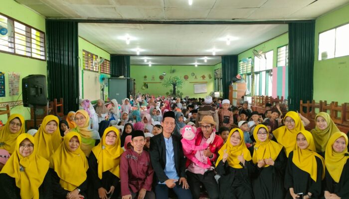 Penuh Semangat, Siswa SDN Gunung Batu 2 Ikuti Peringatan Maulid Nabi