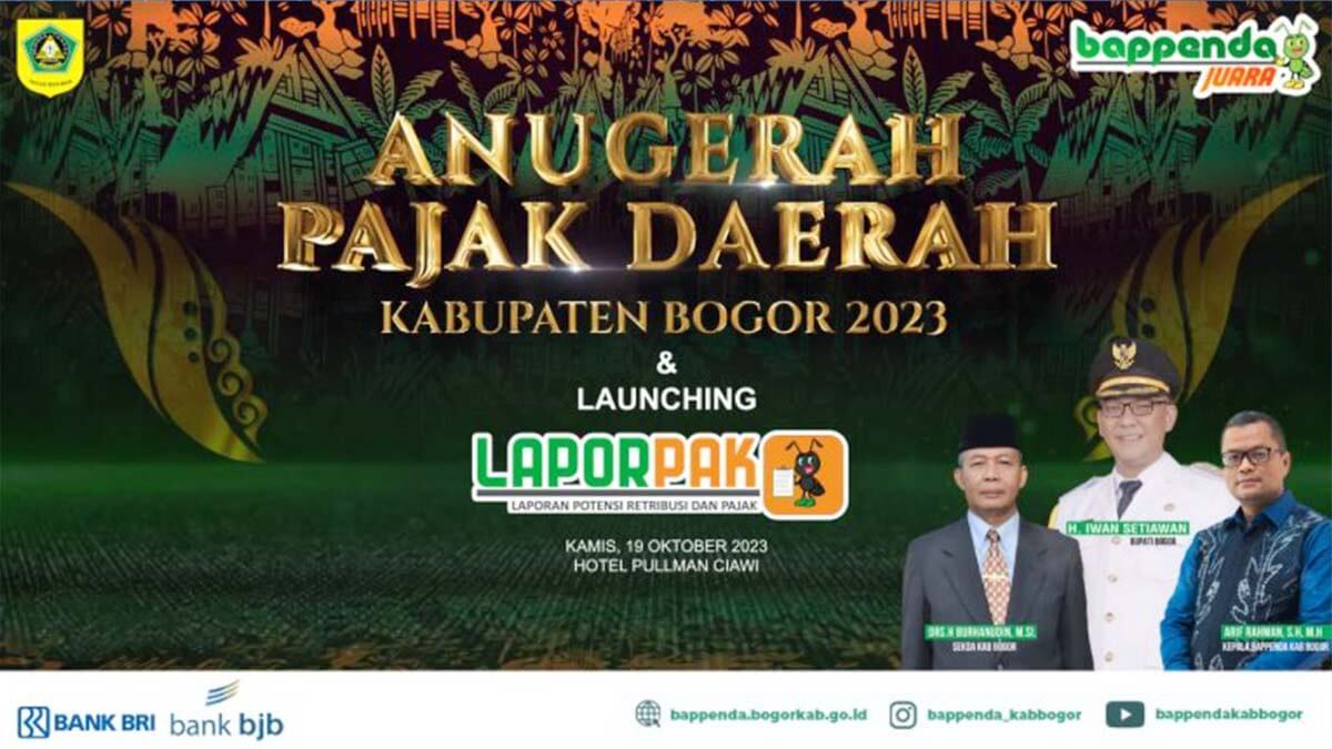 Anugerah Pajak Daerah Kabupaten Bogor 2023 Anugerah Pajak Daerah Kabupaten Bogor 2023