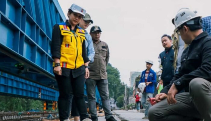 Pembangunan Jembatan Otista Diperkiran 25 Hari Lagi Akan Tuntas