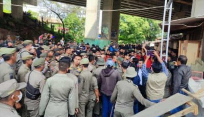 Polisi Selidiki Kericuhan Saat Penertiban Bangli di Ciawi