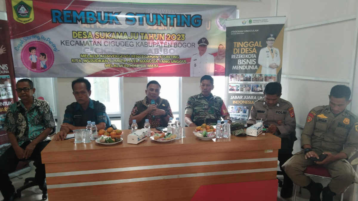 Pemdes Sukamaju Gelar Rembug Stunting