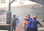 Kantor BKPSDM di Jalan Julang Tanah Sareal Terbakar