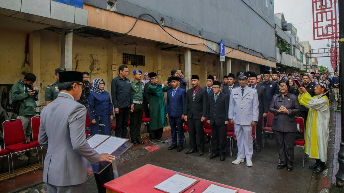 6 Pejabat Tinggi Dilantik, Bima Ingatkan Pejabat Harus Punya Nyali