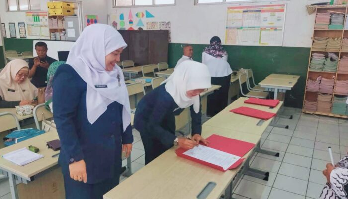 Sertijab Kepala SD Promosi dan Rotasi di Kecamatan Rancabungur