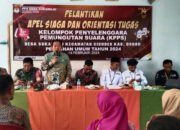 189 KPPS yang Akan Bertugas di 27 TPS di Desa Sukamaju Dilantik