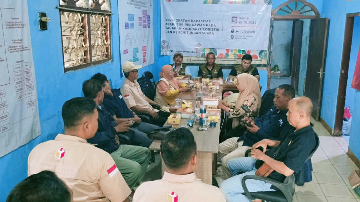 Gelar Bimtek, Panwascam Rancabungur Tingkatkan Aparatur Pengawas