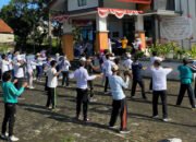 Kecamatan Rancabungur Gelar Senam Bersama Petugas Pemilu