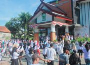 Senam Bersama Petugas Pemilu 2024 di Rancabungur Berakhir