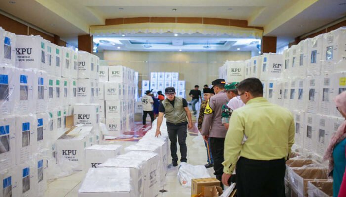H-7 Logistik Pemilu Mulai Didistribusikan