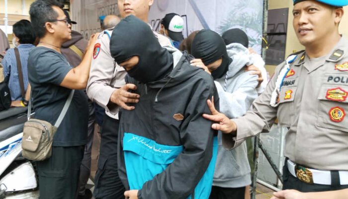 Polresta Bogor Kota Tangkap Puluhan Pemuda dan Anak-anak Pelaku Perang Sarung