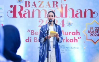 Penuhi Kebutuhan Jelang Lebaran, DWP Kemenperin Gelar Bazar Ramadan