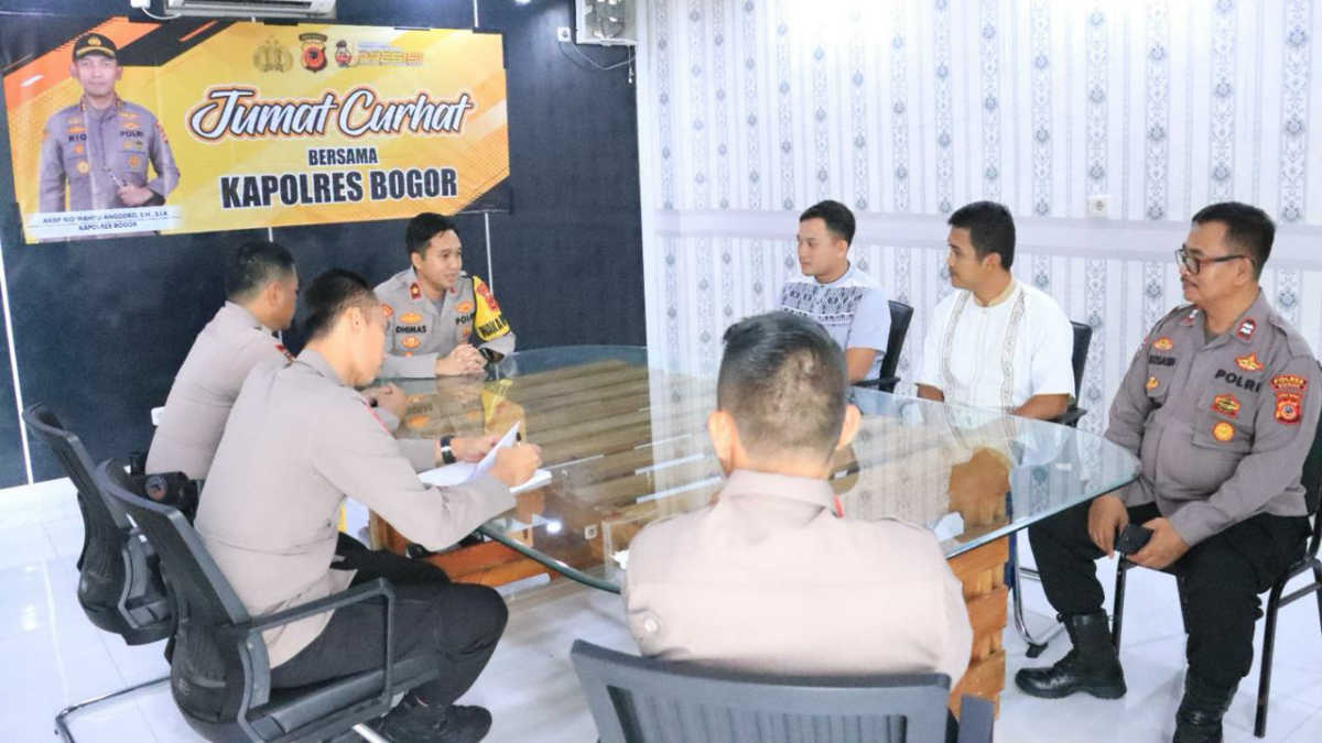 Jumat Curhat Polres Bogor, Warga Adukan Perang Sarung hingga Pencurian Hewan Ternak