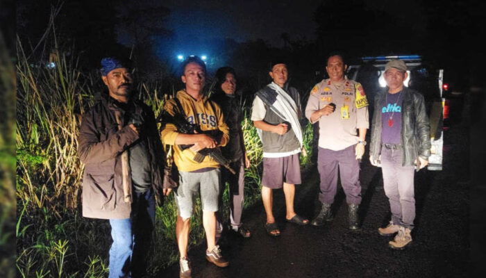 Cegah Aksi Tawuran, Polsek Rancabungur Gelar Patroli Malam