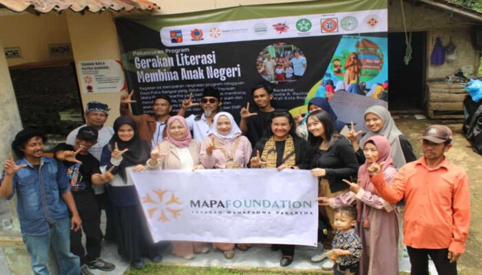 Gerakan Literasi Diluncurkan di Kampung Pancasan Bogor