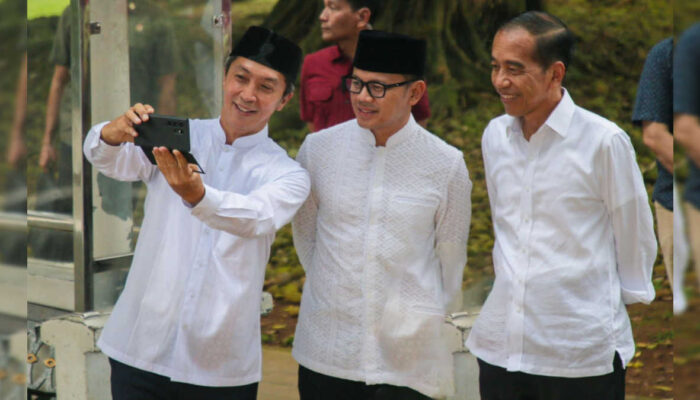 Bima dan Dedie Pamit ke Presiden Jokowi