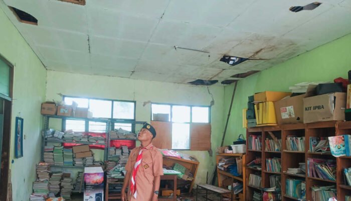 Kondisi Rusak, Perpustakaan SDN Margacinta 02 Perlu Sentuhan Pemkab Bogor