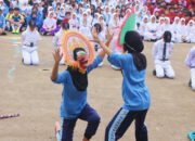 Kaulinan Zaman Baheula Meriahkan Pentas P5 SMPN 1 Rancabungur