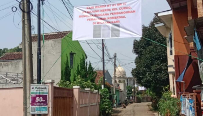 Warga Tolak Rencana Pembangunan Pemakaman Komersial di Kelurahan Curug