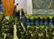 Polsek Cileungsi Gerebek Rumah Kontrakan Tempat Pengoplos Gas Subsidi