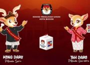 Kang Daru dan Teh Dara Maskot Pilkada Kota Bogor 2024