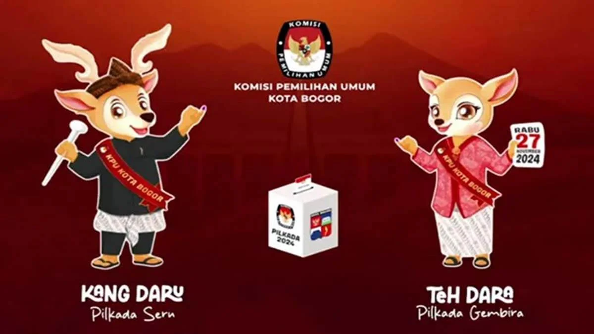 Kang Daru dan Teh Dara Maskot Pilkada Kota Bogor 2024 Kang Daru dan Teh Dara Maskot Pilkada Kota Bogor 2024
