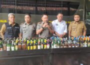 Satpol PP Kota Bogor Musnahkan 1.890 Botol Miras
