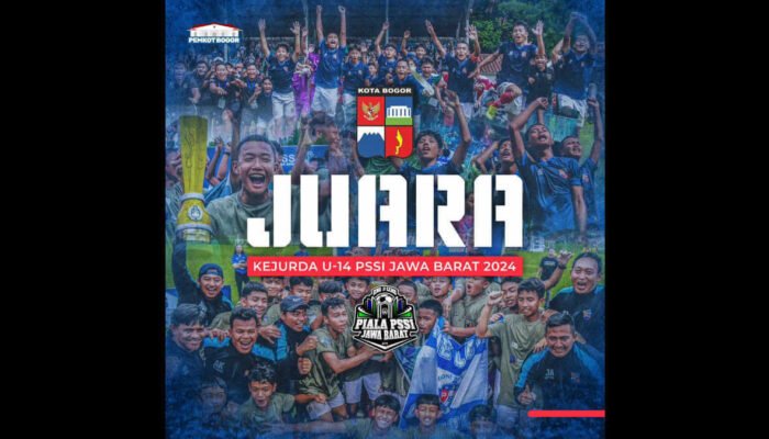 Ukir Sejarah! U-14 Kota Bogor Juara Kejurda PSSI Jabar