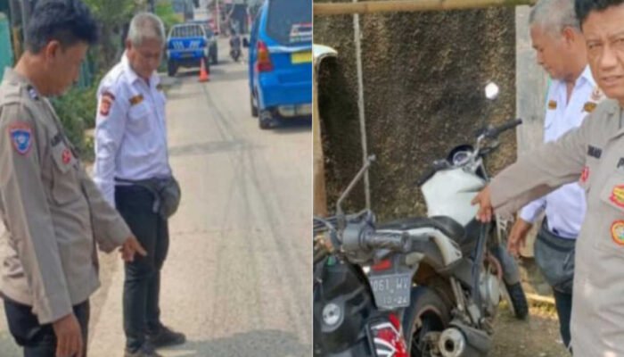 2 Sepeda Motor Tabrakan di Rancabungur, 1 Orang Luka Ringan
