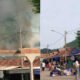 Pasar Ciampea Endah Bogor Terbakar