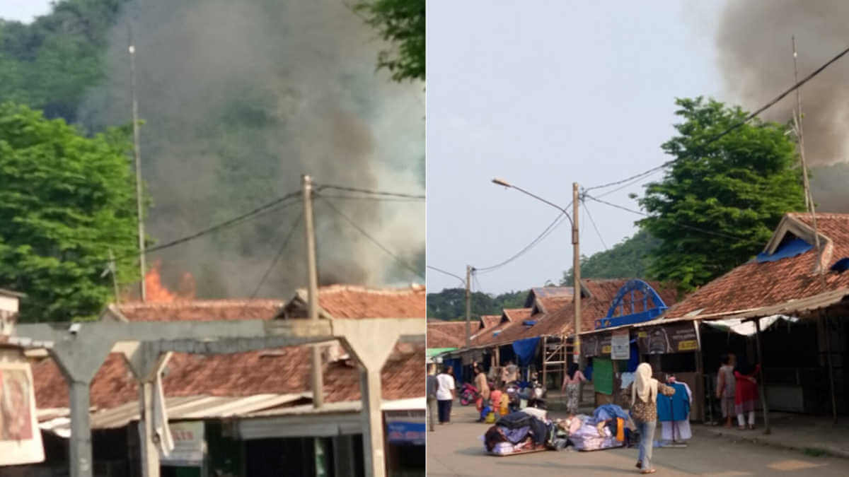 Pasar Ciampea Endah Bogor Terbakar Pasar Ciampea Endah Bogor Terbakar