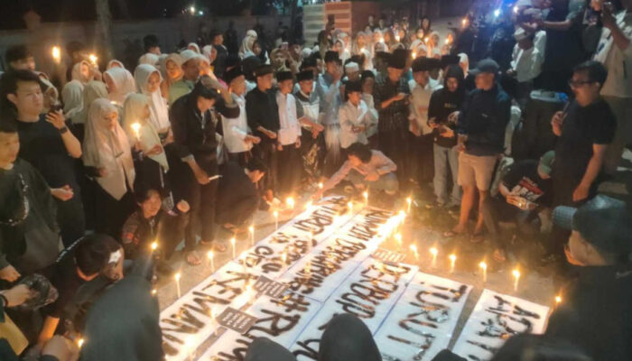 Warga Rumpin Gelar Aksi Solidaritas Atas Kecelakaan yang Menewaskan 2 Pelajar