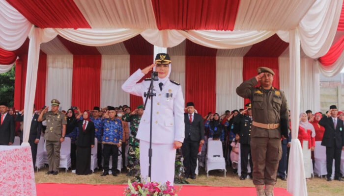 Di Upacara HUT RI ke-79, Camat Umumkan Bakal Ada GOM di Rancabungur
