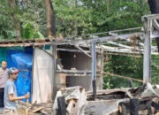 Polisi Selidiki Penyebab Kebakaran 4 Warung di Desa Parungpanjang