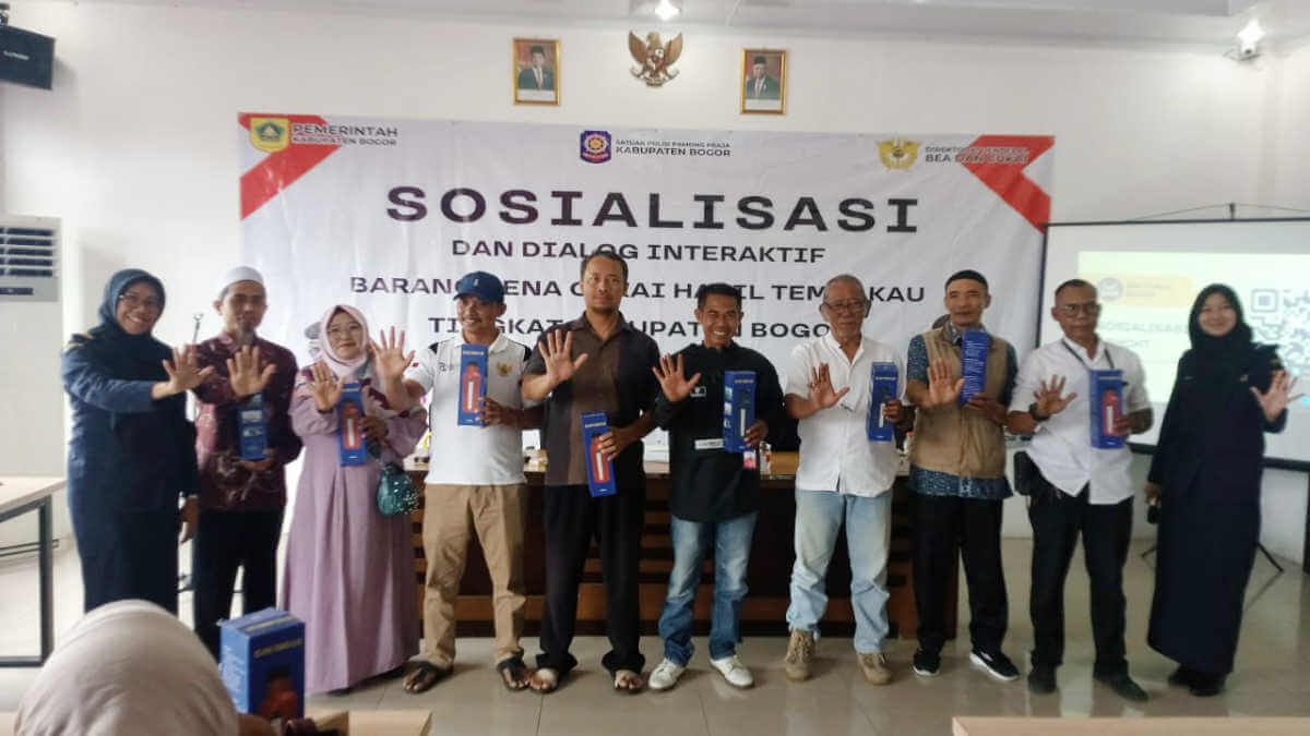Perangi Rokok Ilegal, Kabupaten Bogor Gencarkan Sosialisasi Cukai Hasil Tembakau