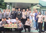 HUT TNI ke-79, Kapolres Bogor Beri Kejutan ke Dandim 0621