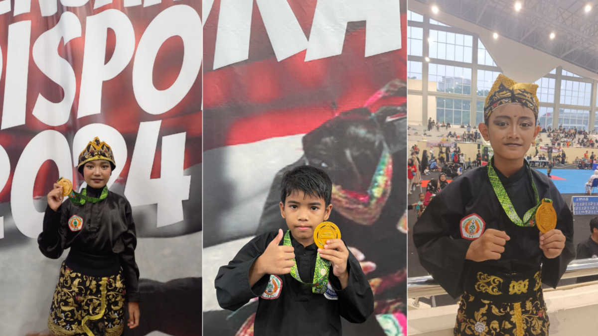Keren! 6 Siswa SDN Ciparigi Raih Medali Emas di Kejuaraan Pencak Silat Dispora Cup 2024 SDN Ciparigi.