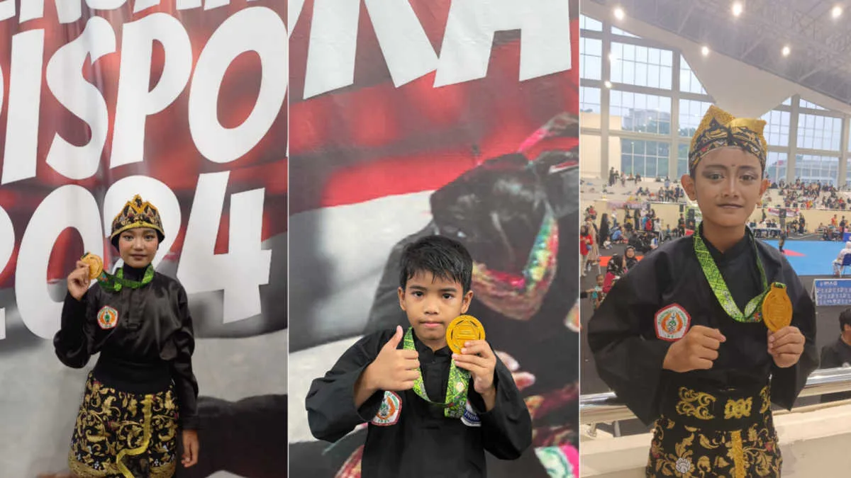 Keren! 6 Siswa SDN Ciparigi Raih Medali Emas di Kejuaraan Pencak Silat Dispora Cup 2024 SDN Ciparigi.