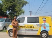 Kades Pasirgaok Luncurkan 1 Unit Mobil Siaga Desa saat Apel Pagi