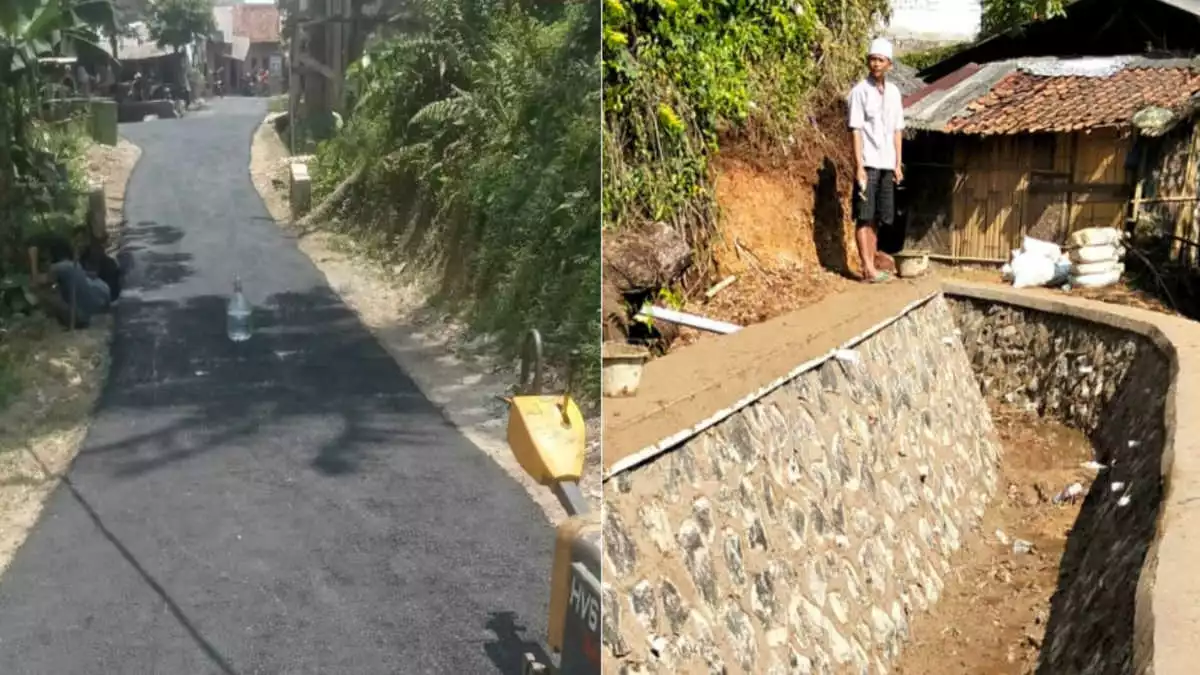 Pemdes Sukajaya Benahi Kampung Tertinggal Jadi Kampung Maju