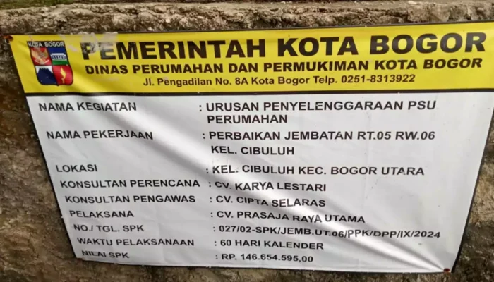 Setelah Menunggu 2 Tahun, Jembatan Rusak di Cibuluh Kembali Dibangun