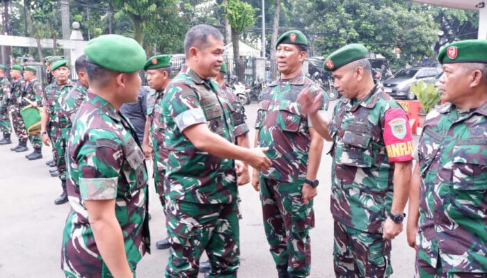 Kasad Silaturahmi ke Makodim 0606/Kota Bogor