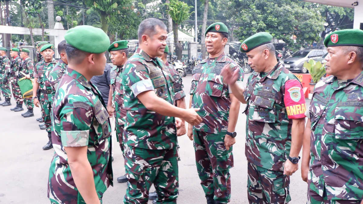 Kasad Silaturahmi ke Makodim 0606/Kota Bogor
