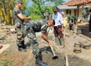 Wujud Pengabdian TNI, Subgar 0606/Bogor Gelar Karya Bakti di Desa Cipicung