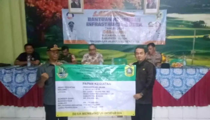 Bantuan Keuangan Infrastruktur Desa Ciawi Kurang dari 1 Miliar