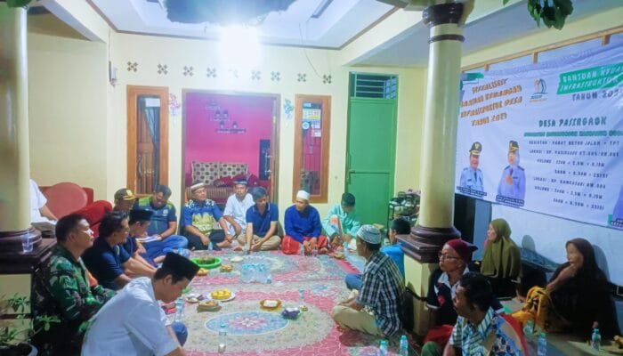 Pemdes Pasirgaok Gelar Sosialisasi Bankeu Infrastruktur Desa di RW 04