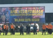 Kodim 0606 Bogor Adakan Apel Kesiapsiagaan Antisipasi Bencana Menjelang Pilkada 2024
