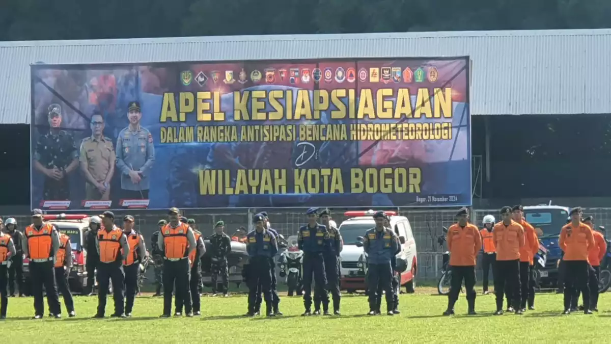 Kodim 0606 Bogor Adakan Apel Kesiapsiagaan Antisipasi Bencana Menjelang Pilkada 2024