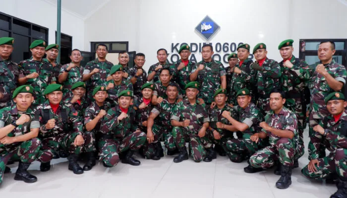 Kasad Silaturahmi ke Makodim 0606/Kota Bogor