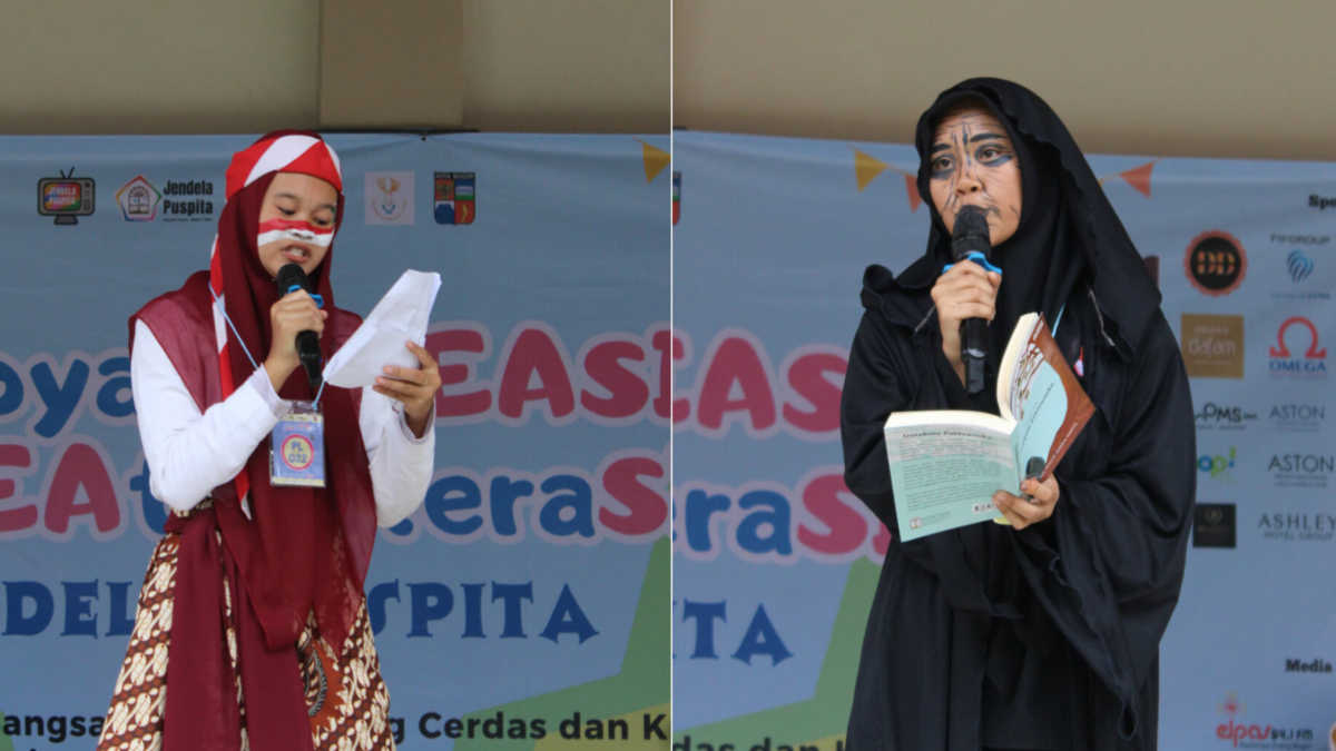Sukses Menggelar Gebyar Kreasi, Jendela Puspita Bogor Hidupkan Gairah Baca Puisi jendela puspita