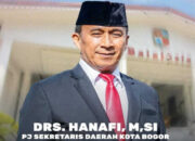 Hanafi Pj Sekda Kota Bogor Gantikan Syarifah Sofiah yang Telah Memasuki Pensiun